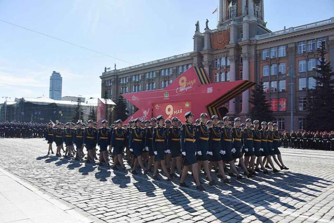 Первая в этом году репетиция парада Победы в центре Екатеринбурга пройдет  20 апреля. Рассказываем, как изменится движение транспорта - «Уральский  рабочий»